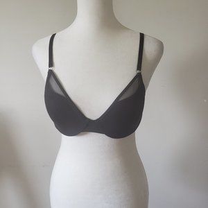 B. Tempt'd Sheer Black Underwire Bra